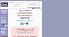 Desktop Screenshot of bridaldesigns.com